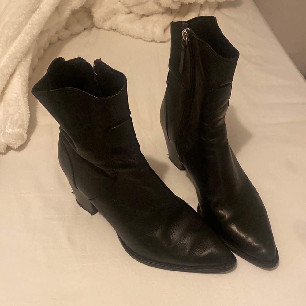 Zara heeled boots